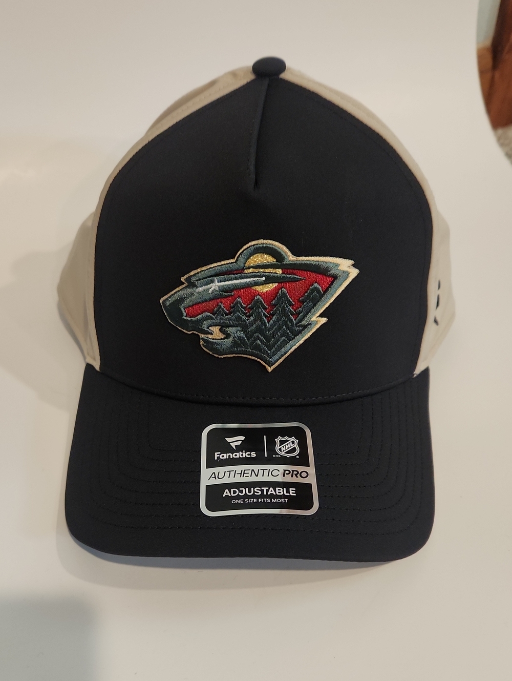 MN Wild Authentic Pro Fanatics Adjustable Hat